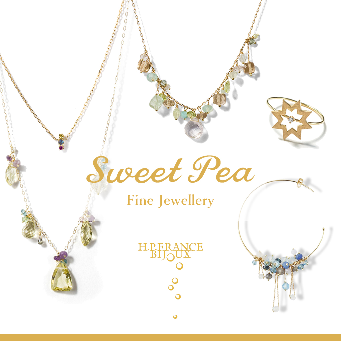 SWEET PEA Fine Jewellery | H.P.FRNACE BIJOUX｜H.P.FRANCE公式サイト